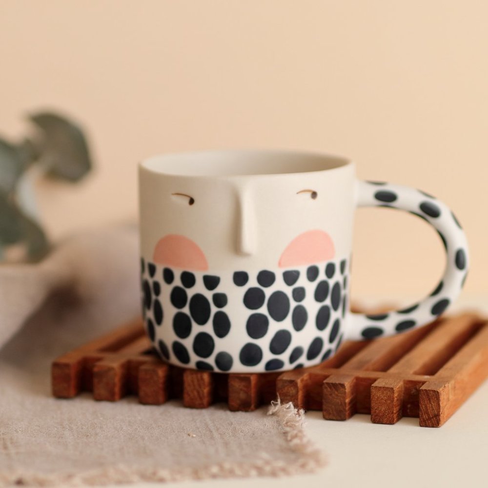 Anthropologie Fotini Tikkou Visages Mug